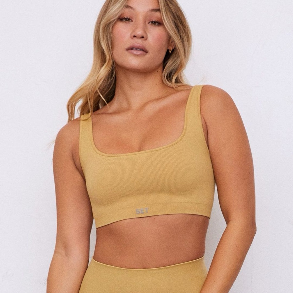 SET Active Sculptflex Set in Cider (Golden Yellow) Size Small - Picture 6 of 8